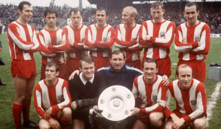 The 1968-69 was much better. Bayern won the Double with Gerd reclaiming the title of the league's topscorer after scoring 30 goals in 30 games. He also scored a brace in the cup final as Bayern won against Schalke by 2 goals to 1.