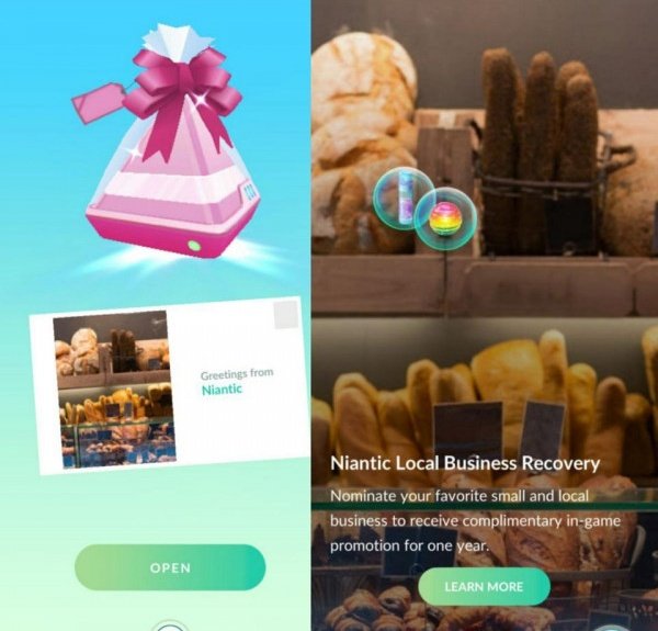 ポケモンgo攻略 みんポケ スポンサーギフトがテスト実装 ポケストップを回したときに一部のユーザーにスポンサーギフトが表示されているとのこと ギフトはnianticからとなっており 開けるとほしのすなやふしぎなアメが入っているようです