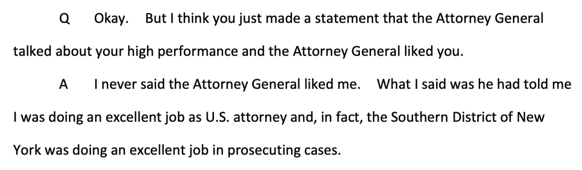 One of the thing that's interesting is that SDNY really DID just colossally fuck up the Nejad case, plus also fucked up the Schulte case. SDNY has had some epic fails of late. If Barr cared abt success he might have a point.