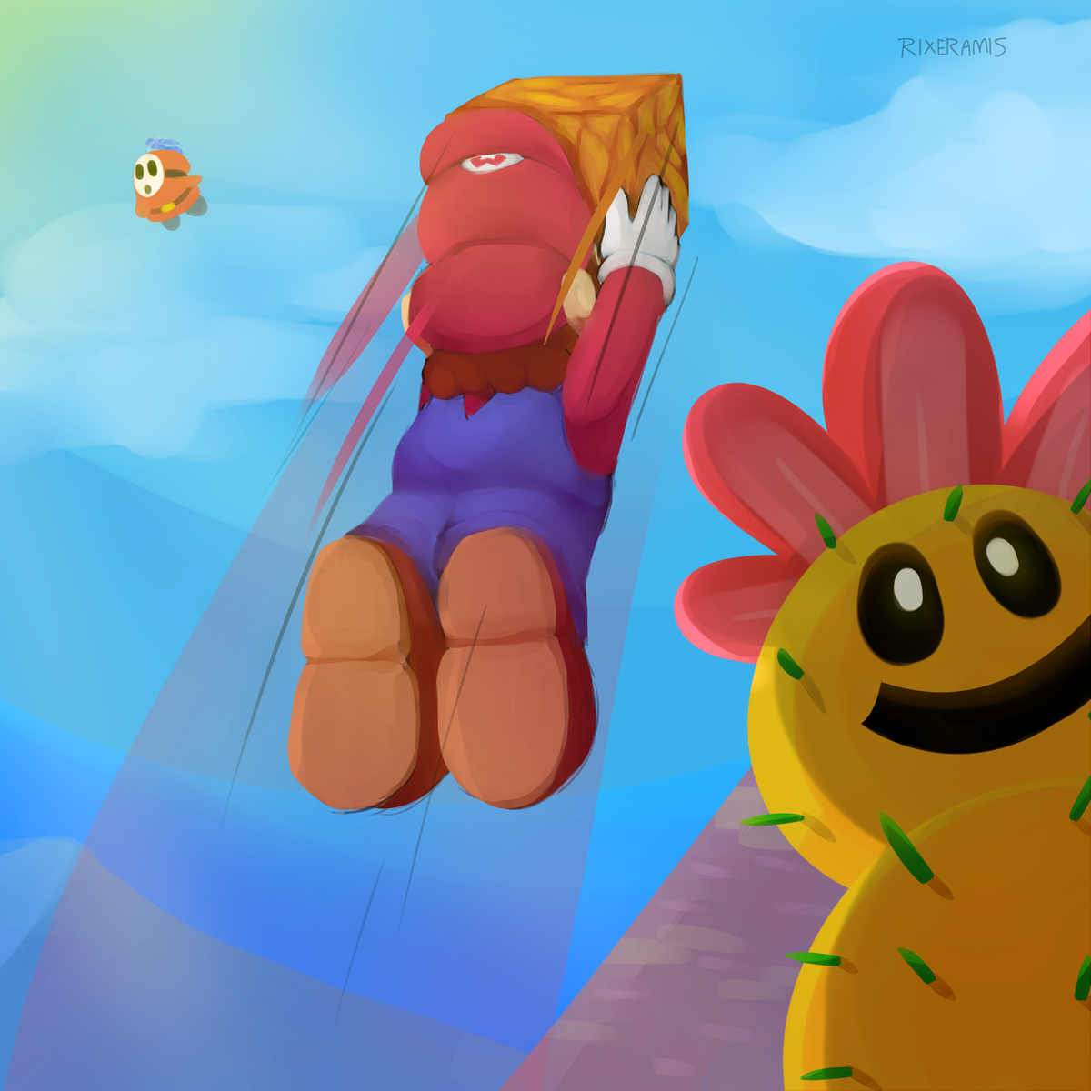 Shifting Sand Land Stars #5-#7Free Flying for 8 Red CoinsPyramid Puzzle100 Coin Power StarShifting Sand Land 100% COMPLETE!STAR TOTAL: 63