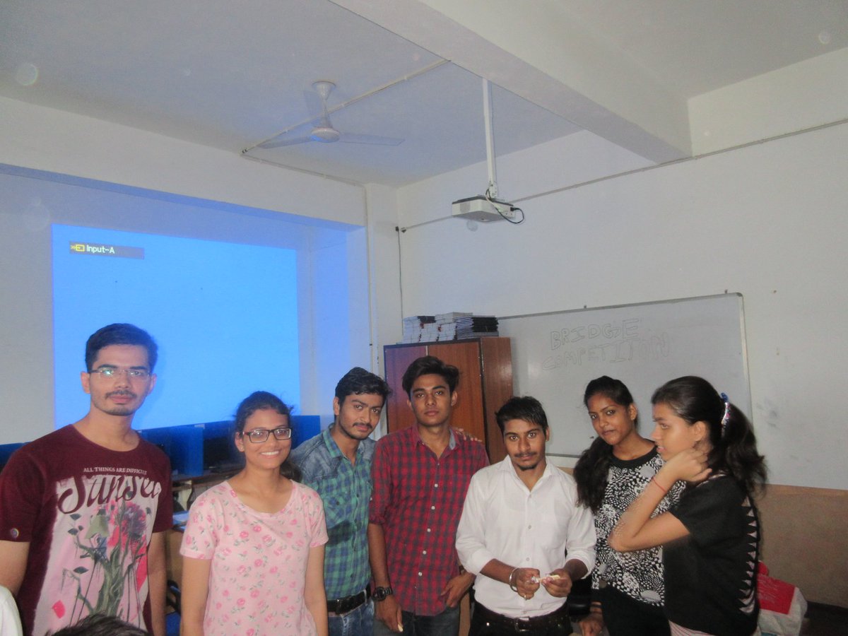 Mitrccivil's tweet photo. Year In A Review of Memories Session 2018-19

Department of civil engineering conducted successfully bridge competition  competition under the agis of AADHAR club for civil students. Winner was Anju &amp; group for bridge competition . https://t.co/g18sAiJyZQ