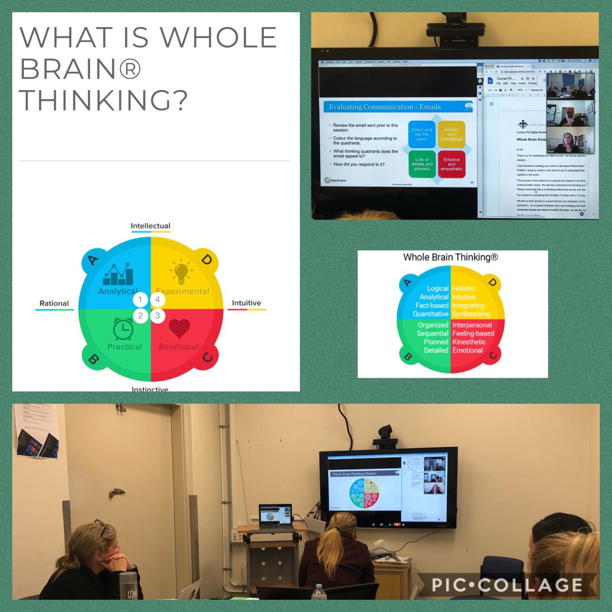 Whole Brain Thinking PD with our executive team <a href="/CurranPS/">Curran Public School</a>
