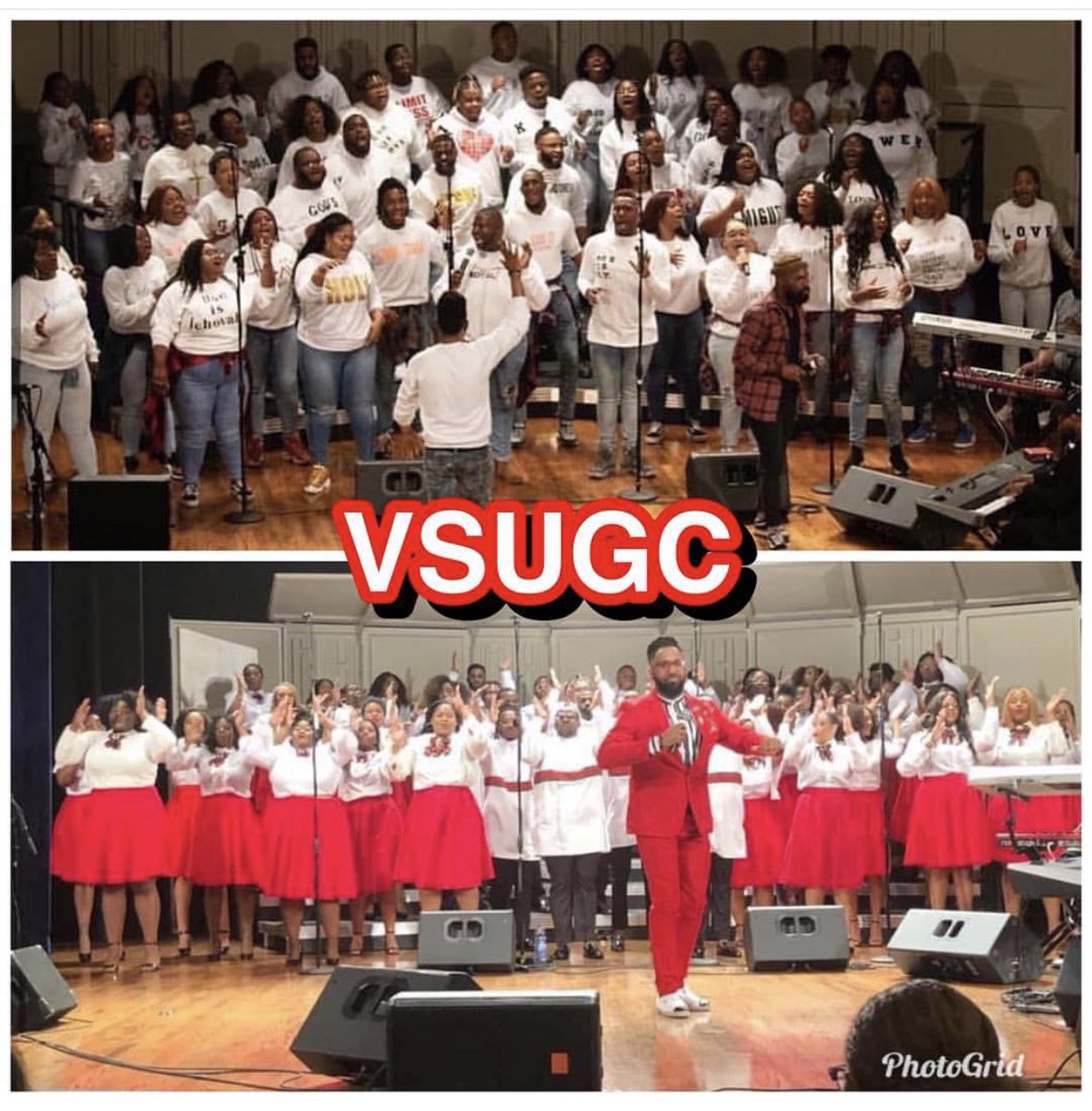 church_boi70's tweet photo. @callmegisele 🔷🔶Trojans! 🎼The VSU Gospel Chorale🎶, founded in 1971, is award winning 🏆and world renowned🌏. We are known for our choreography, outfits &amp; dynamic sound! We are group of different individuals all coming to getting to serve and sing about one God ✝️! @vsugc #Vsugc https://t.co/CTiSQYO2sn