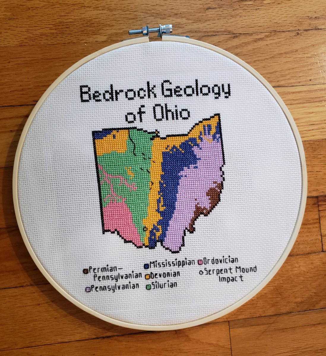 kerprior's tweet photo. Finished stitching another commission!
#crossstitch #etsy #embroider #stitchersoftwitter #handembroidery #stitching #fiberart #blondeboxshell #geology #bedrock #ohio https://t.co/IeBz6T17fb