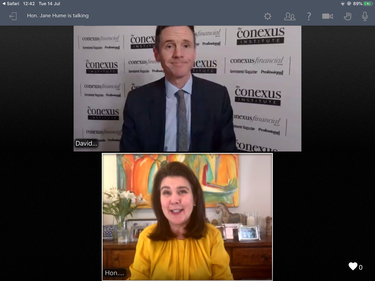akcarter's tweet photo. @InvestmentMag @SenatorHume Great insights from @SenatorHume at @ConexusF @InvestmentMag Exploring the big ideas; “there is a merger partner for everyone”, there is a home for all fund types, death/TPD/IP is important but what about health &amp; trauma. We need to build for tomorrow’s retirement  #notsuperyet https://t.co/UaaKZBsN2z