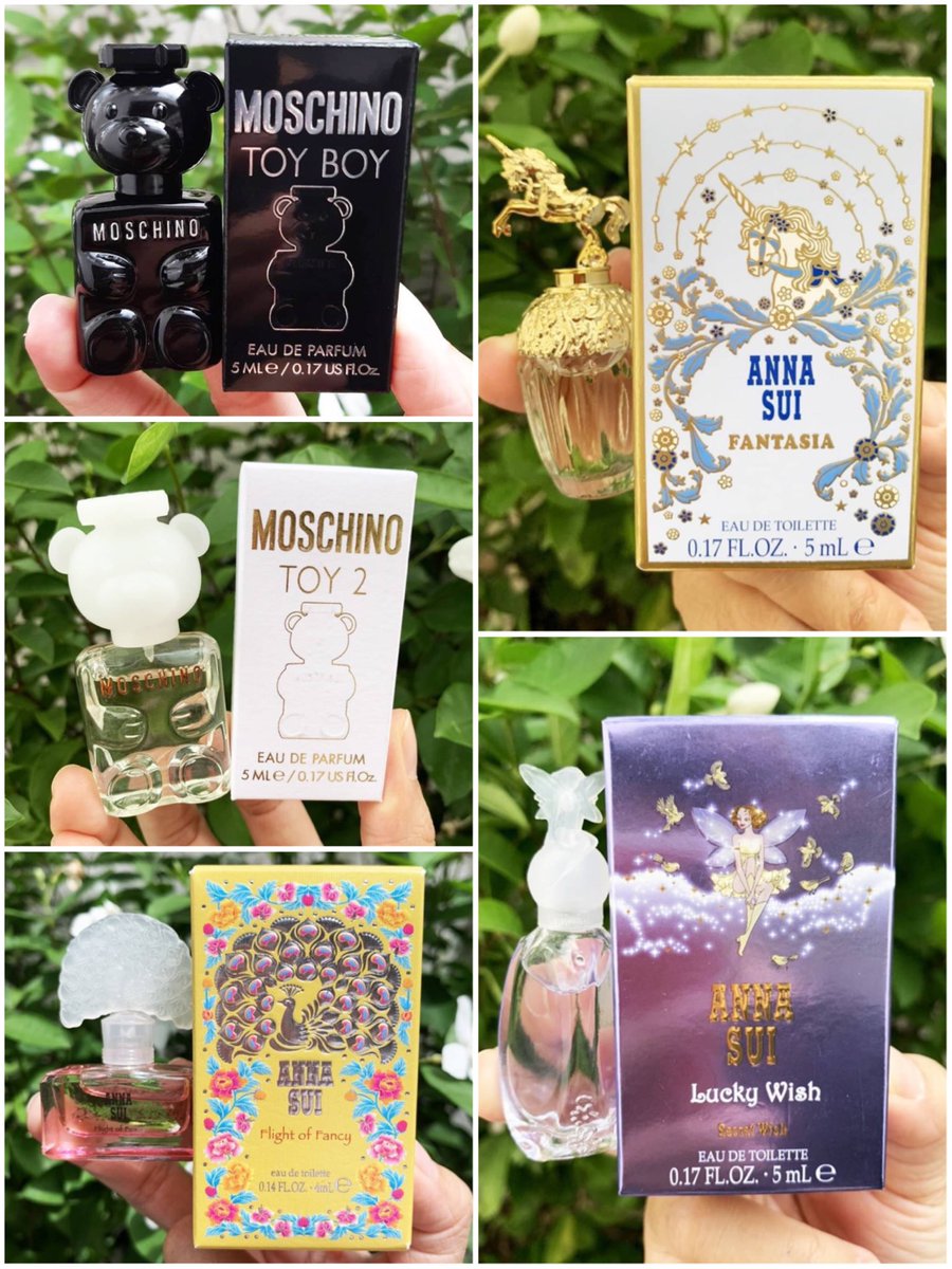 MeexBeautyy's tweet photo. พร้อมส่ง💚
🔥ราคา Anna Sui 420 บาท
                        หมี 380 บาท
น้ำหอมจิ๋ว ของแท้💯 จิ๋วน่ารัก หอมติดทน

💌ค่าส่ง 50

📲 Line : https://t.co/nmPCc6XS6w

#meexshopfashion #น้ำหอม #น้ำหอมแท้ #น้ำหอมannasui #น้ำหอมannasuiแท้ #น้ำหอมmoschino #น้ำหอมmoschinoแท้ #น้ำหอมราคาถูก https://t.co/TYKzURtDr2