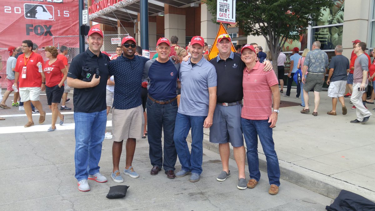 ChappyCLT's tweet photo. On this day five years ago I went to the 2015 MLB All-Star Game in Cincinnati with an awesome group of people. @kgbond0007 @robkell5 @MikeGroneck @JFrancis000 @DaronneG_SC https://t.co/9BLhwOxI0s