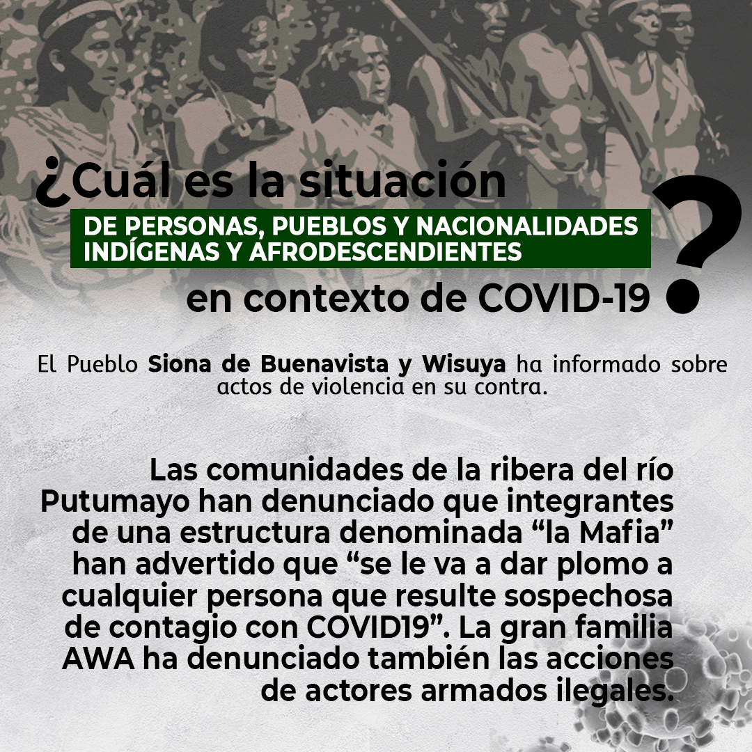 inredh1's tweet photo. 🔴 [InternacionalDDHH]

Organizaciones de derechos humanos presentaron ante la @CIDH Informe sobre la situación de pueblos indígenas, comunidades afrodescendientes, mujeres, niñas(os) y personas privadas de libertad, en el marco de la pandemia #COVID19ec 
@elcomerciocom https://t.co/o7teTS6mBj