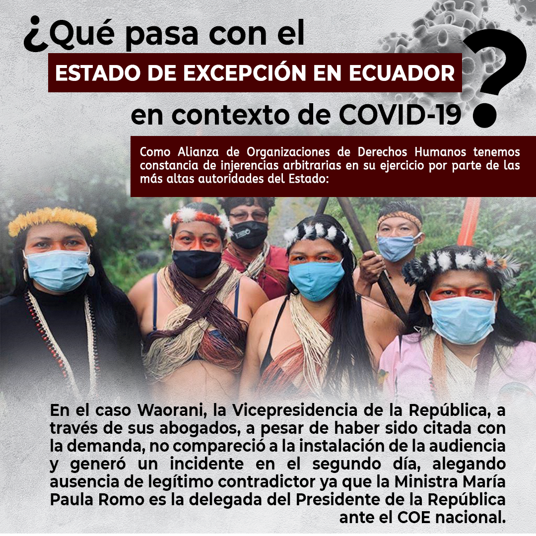 inredh1's tweet photo. 🔴 [InternacionalDDHH]

Organizaciones de derechos humanos presentaron ante la @CIDH Informe sobre la situación de pueblos indígenas, comunidades afrodescendientes, mujeres, niñas(os) y personas privadas de libertad, en el marco de la pandemia #COVID19ec 
@elcomerciocom https://t.co/o7teTS6mBj