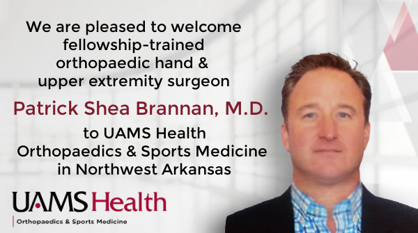 UAMSOrtho's tweet photo. We're super excited to have this #ortho rock star join our department and awesome team in Northwest Arkansas! 
Welcome to @uamshealth Dr. Brannan! @RamonYlanan13  @e_songy https://t.co/FBdB9ncfJk