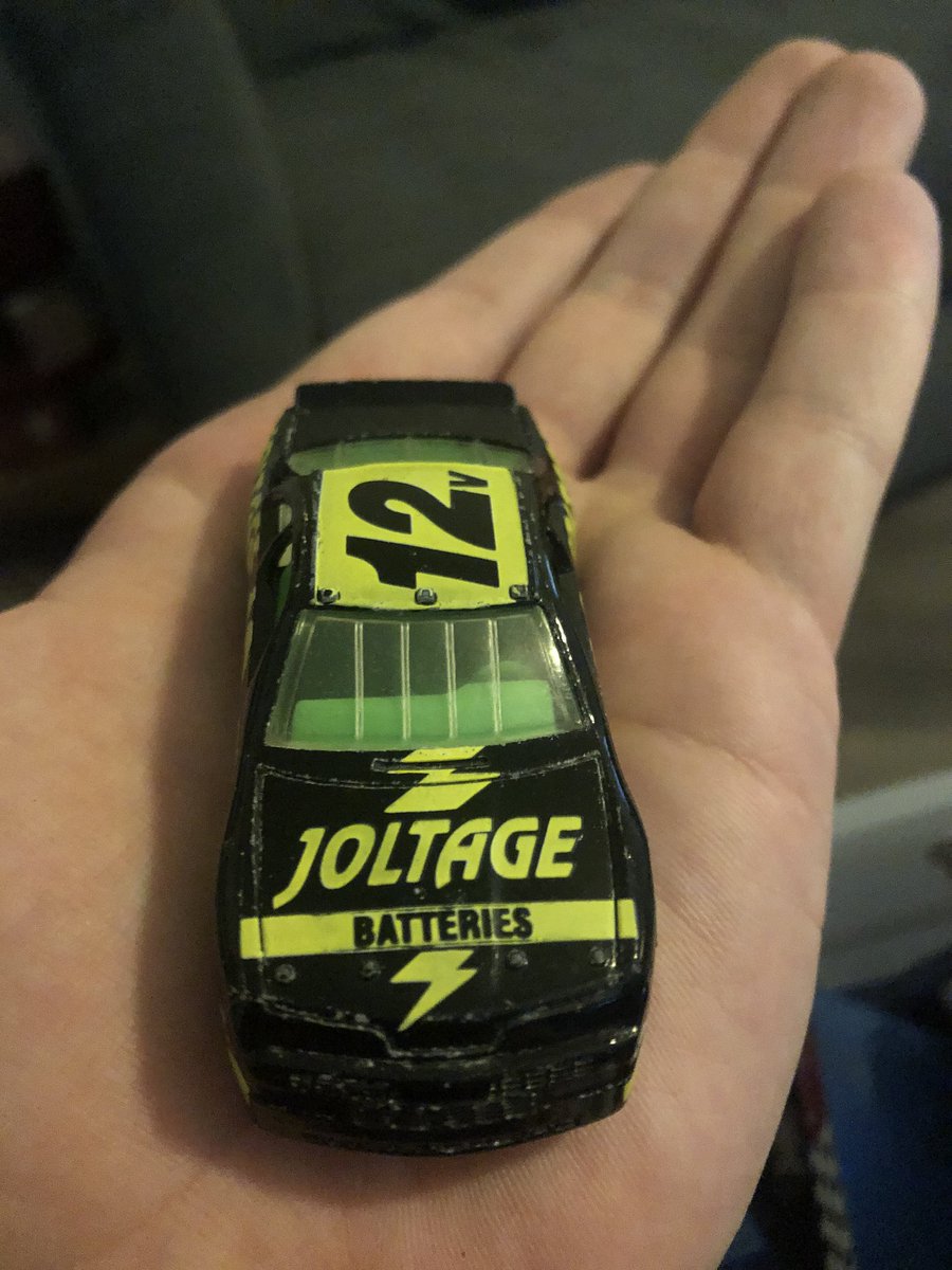 Bonus 1st day diecast: the one I always used for myself when doing my pretend races in the living room. The Burroughs Motorsports Joltage Batteries 12v. Won many a race in this one lol.