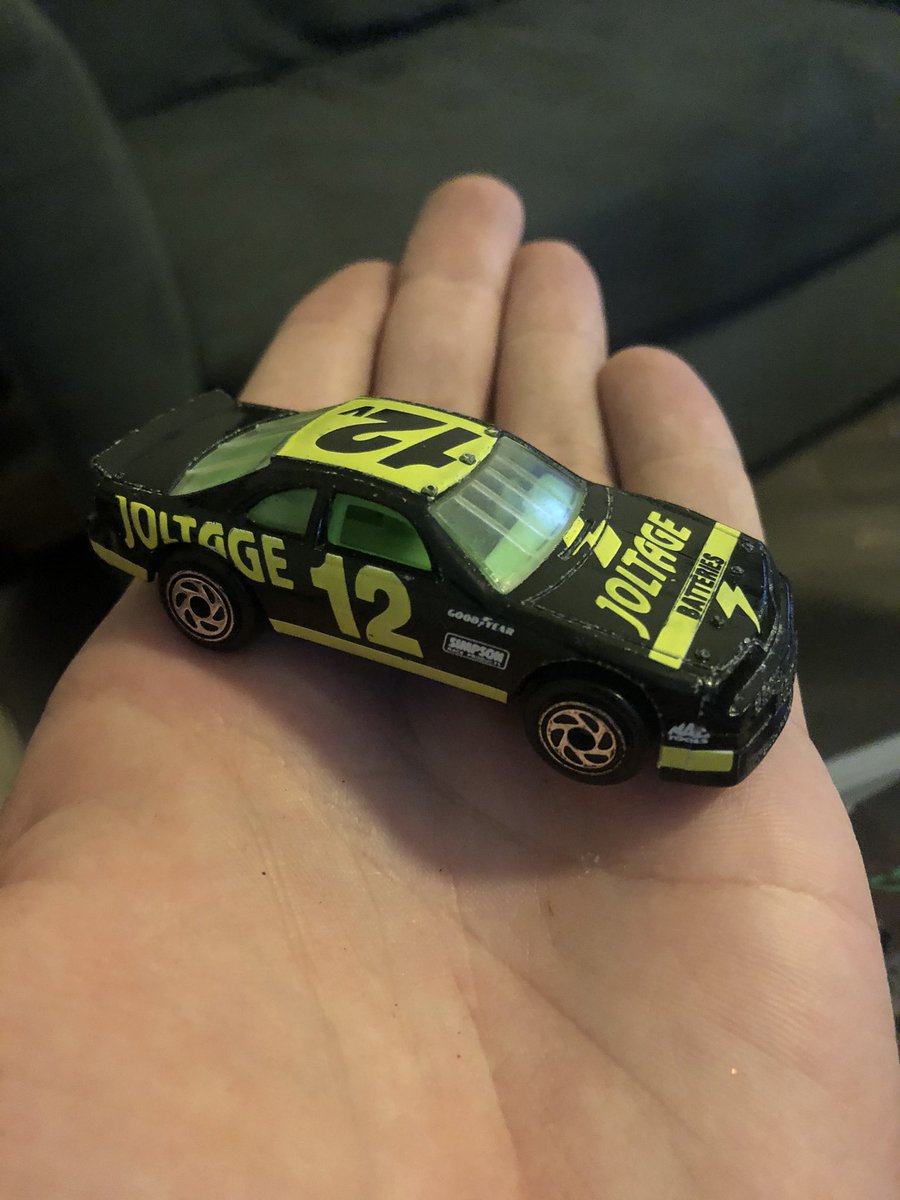 Bonus 1st day diecast: the one I always used for myself when doing my pretend races in the living room. The Burroughs Motorsports Joltage Batteries 12v. Won many a race in this one lol.