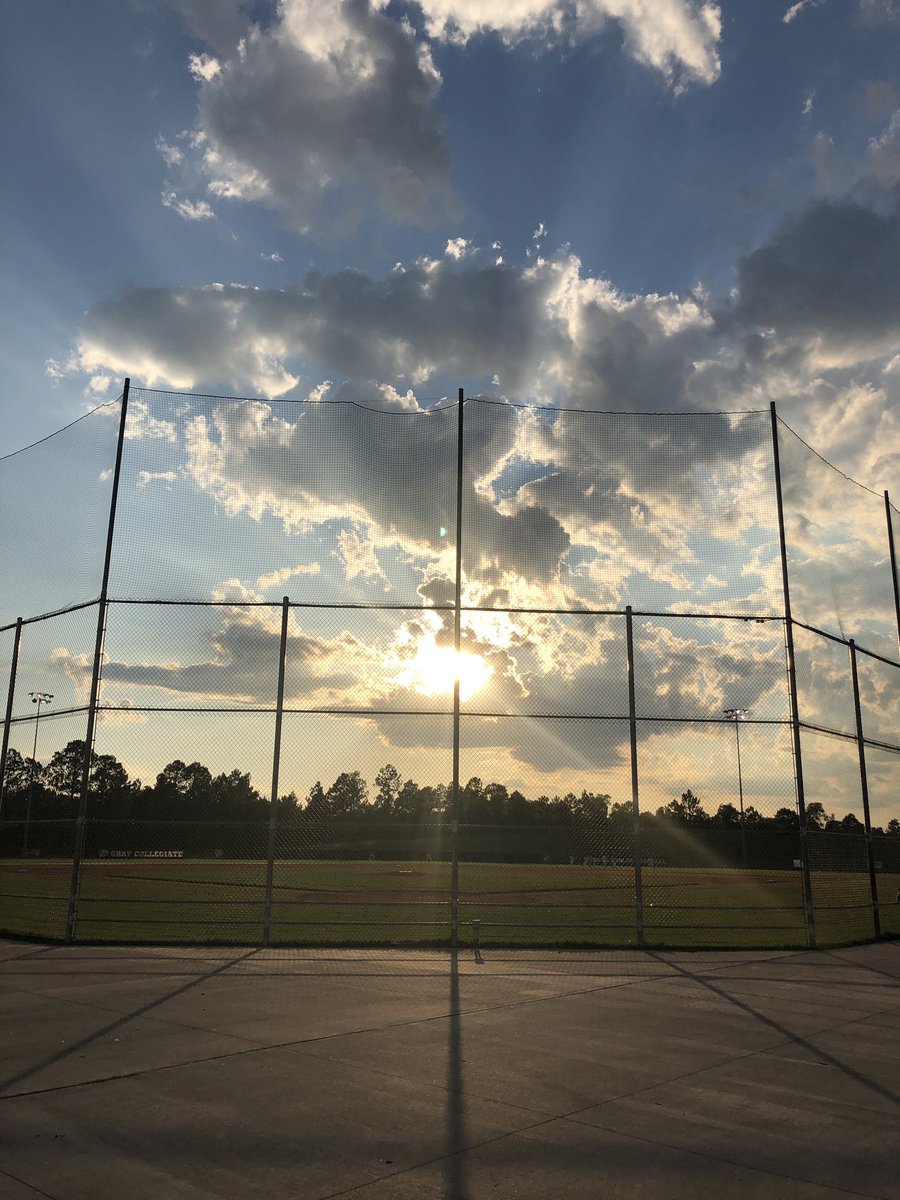 Beautiful afternoon for some Gray Baseball