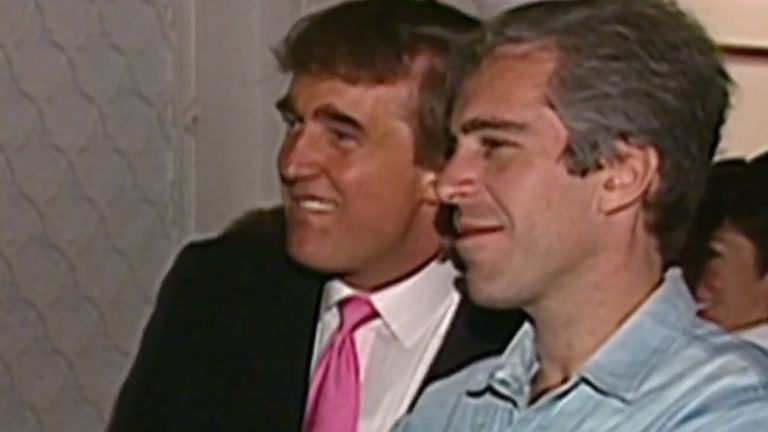 sinsexsoul's tweet photo. @POTUS seems to know epstein quite well...
and oh look a old magazine photo with #pedopotus, melania, #pedoepstein and #pedomaxwell a one big happy child trafficking family. 

those that shall SEE shall SEE... https://t.co/zjDmvEVPNI