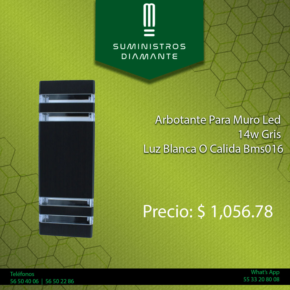 suministrosdia1's tweet photo. nicio de Semana y sabemos que lo buscan nuestros clientes es variedad. Les ponemos a su disposición Arbotante Para Muro Led 14w Gris Luz Blanca O Calida Bms016
2 opiniones a solo 1,056.78
https://t.co/AFXYQRwyne
#LED #iluminacion #arbotante #iluminacionled #luzcalida # https://t.co/LkzwY4Rfht
