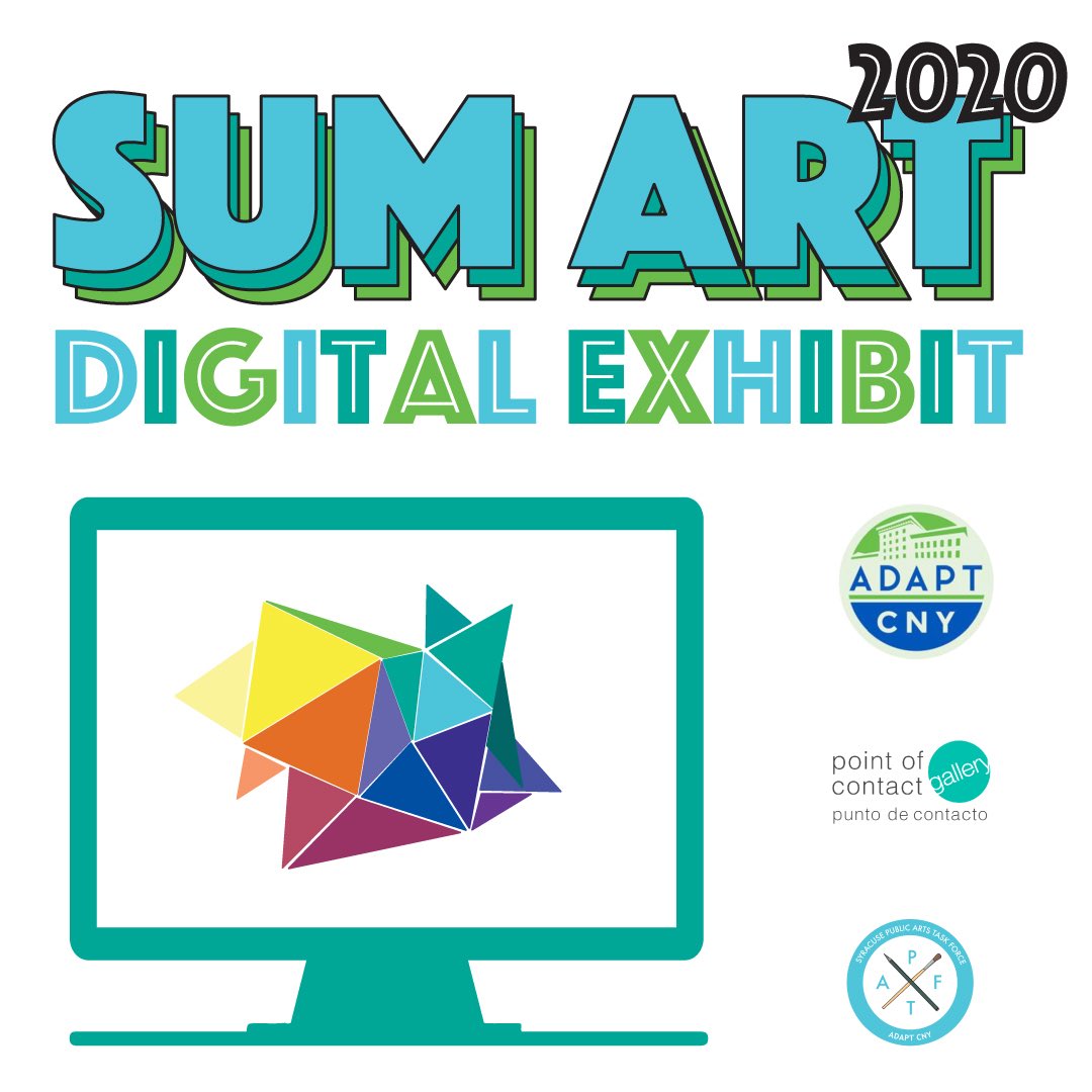 AdaptCNY_PATF's tweet photo. We’re posting all month long with @PuntoPoint Follow our Facebook and Insta accounts for daily works of art from Central New York artists! #sumart2020 #syracuse #cnyarts #cny https://t.co/UVjBORrP3Z