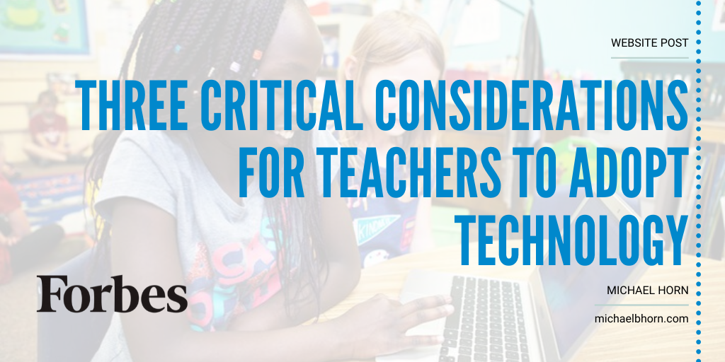 michaelbhorn's tweet photo. '#teachers are reporting that their ability to effectively use #technology has improved markedly'
Read the blog now - https://t.co/437doNbWh1
@Forbes | @Amplify | @SummitPS | @dianetavenner | @LarryAmplify
#classdisrupted #covid19 #digitallearning #productivity #remotelearning https://t.co/TKb0llS0zV
