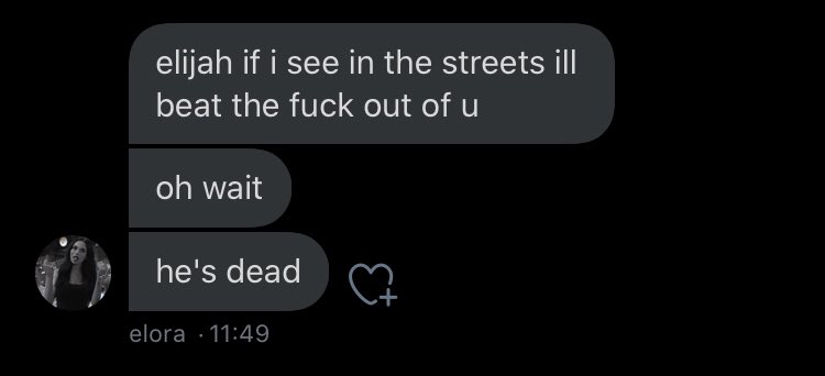 not the subject but elora talking about tvd is something