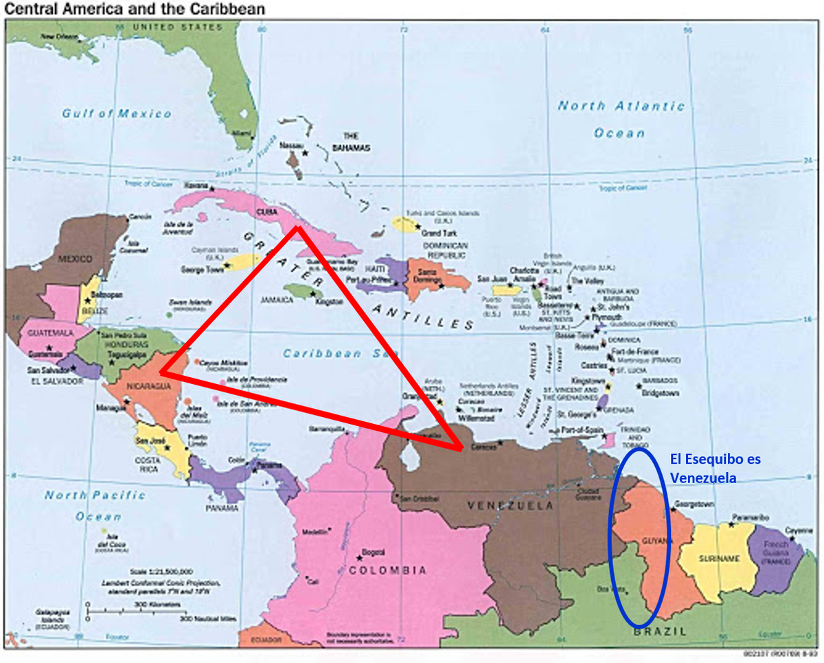 [HILO] Existe un triángulo muy peligroso. Su capacidad destructiva y de desaparecer cosas es altísima. Y no, no hablo del “Triángulo de la Bermudas”, sino de Cuba, Nicaragua y Venezuela (sus regímenes). Un eje del mal capaz de acabar riquezas y arruinar a sus pueblos