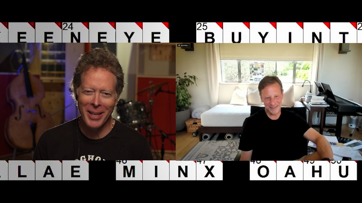 eTownRadio's tweet photo. Nick catches up with his friend @PeteMullerMusic for Teach Me One Thing. Pete, a musician, businessman, and prolific crossword puzzle constructor, teaches about how to solve meta crossword puzzles.
Watch now: https://t.co/D4jvtGb3S9
#etown #teachmeonething #metacrossword https://t.co/fSdYfWprgt