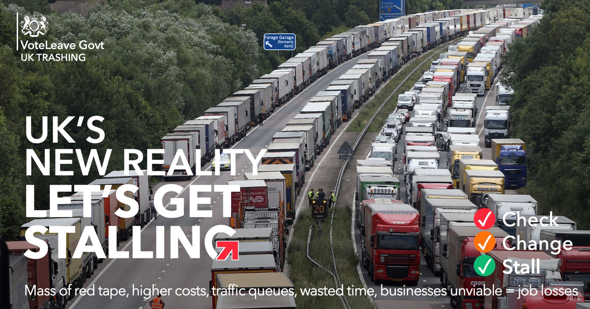 CofEverywhere's tweet photo. @DeborahMeaden A more realistic version, I'm sure Cummings and Johnson wouldnt like this shared about #Gove #BrexitReality #cummgate #FarageGarage https://t.co/w25PNRkpnY