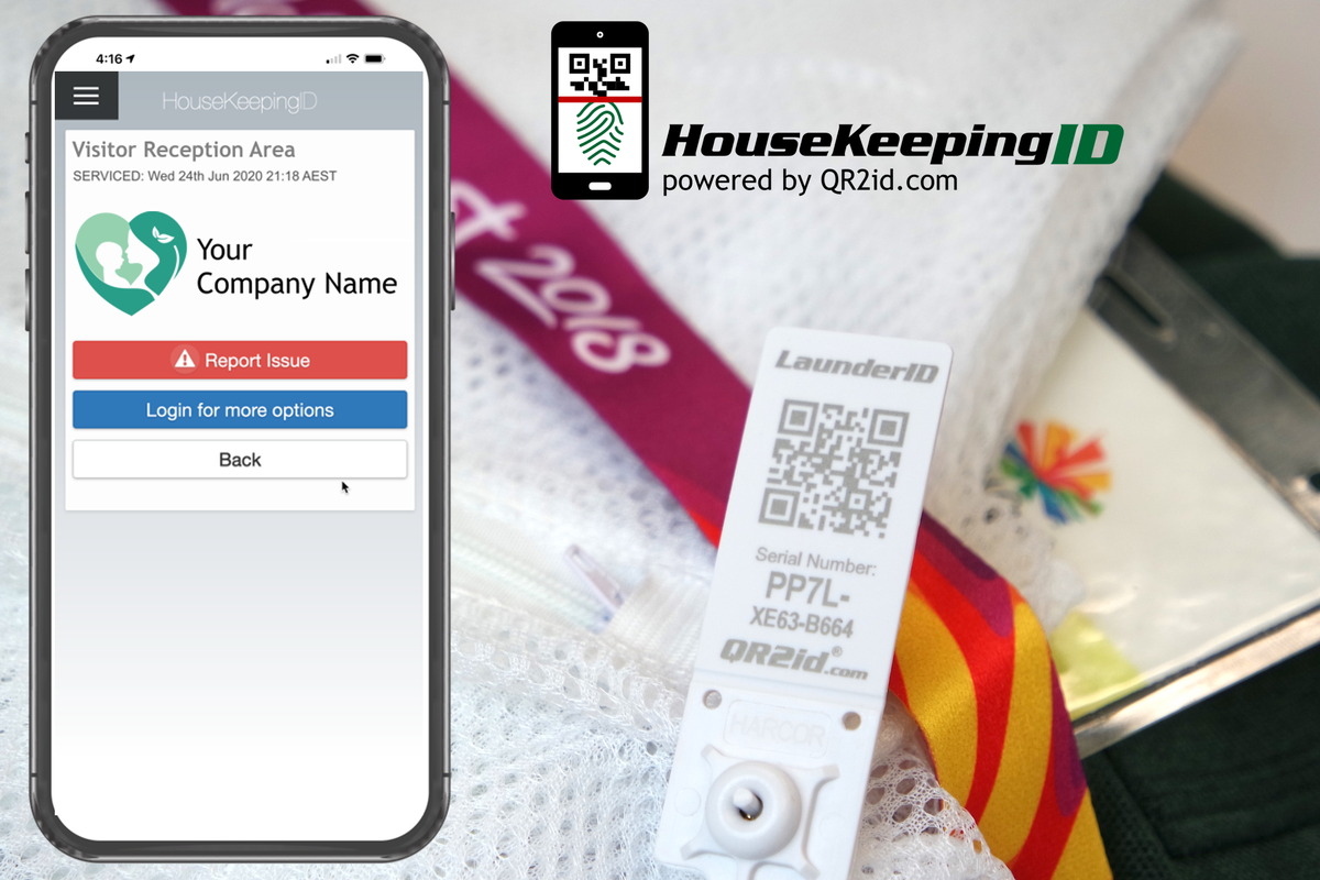 QR2id's tweet photo. @AdvanceQld 5th birthday this week &amp; reflecting on our own achievements and innovations. #QR2id tracked Housekeeping &amp; Laundry CG2018. HouseKeepingID logs cleaning/maintenance activity &amp; shares details with the users of those spaces #COVIDSafe #AQturns5 #high5forAQ https://t.co/iuEFO9E8sc