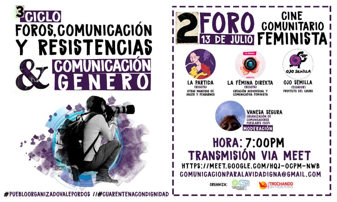 OjoSemilla's tweet photo. Estamos participando en éste foro. Compartiendo con compañeras de Colombia y Ecuador. Puede conectarse por meet:  https://t.co/nMkhtstcSp
O en facebook: https://t.co/zPe1MqzQv7 https://t.co/KUFJzwMnIp