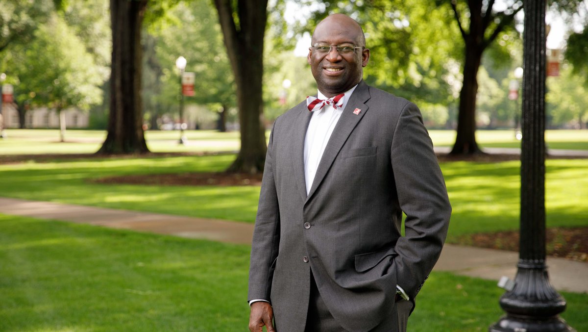UofAlabama's tweet photo. "I didn’t know I would be back in higher education after being out for less than a year, but as Bear Bryant said, ‘Momma called.'" Dr. Myron Pope is the new vice president for @UAStudents! 👏Reflections on his return to the Capstone and moving #UA forward: https://t.co/EYerLRi9Ql https://t.co/uwZOKVcGfs