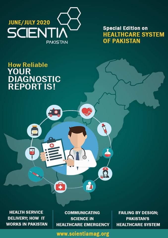 We are excited to collaborate with @MagScientia on their June-July edition  — ‘Healthcare System of Pakistan’.

It covers Telemed, Diagnostics, Tech, Science Communication, Medical R&D, Impact of COVID-19 and much more!

#Scicomm #ScienceJournalism #HCSM