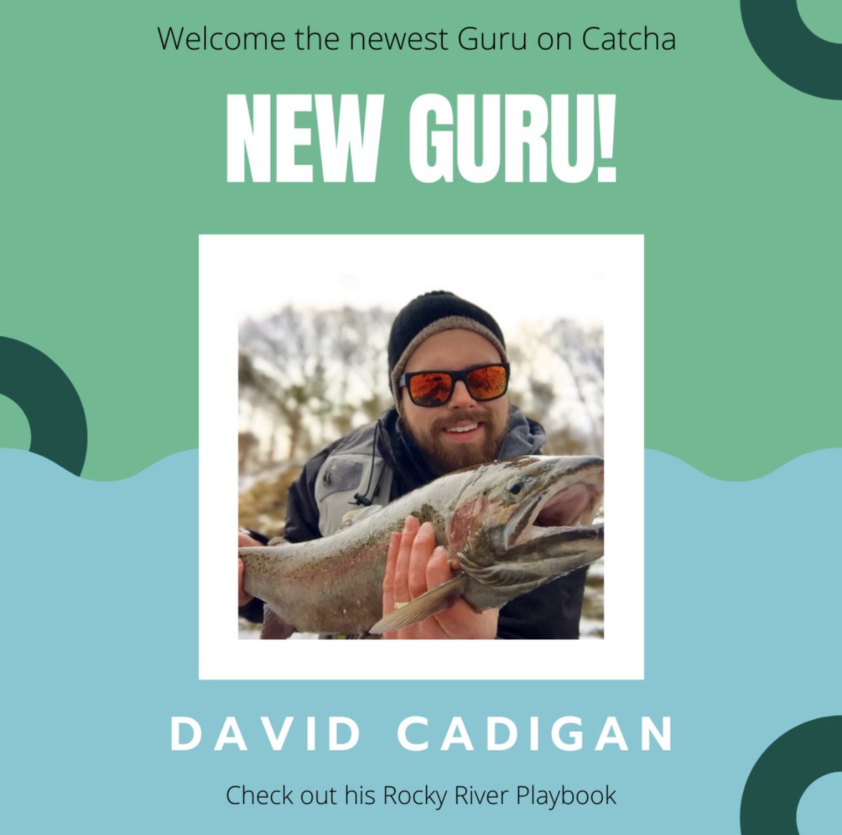 gocatcha's tweet photo. Happy to welcome David Cadigan as the newest Guru on Catcha!He’s created a fantastic Playbook for the Rocky River in OH. https://t.co/Jj3fh7sark https://t.co/WPOBPeAKgl