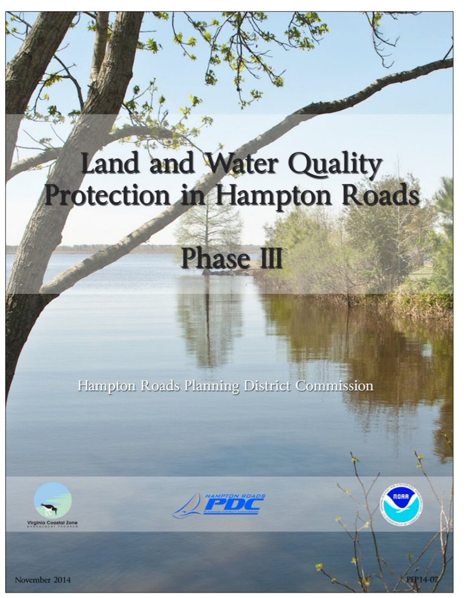Must Read...
Suffolk, VA 49/98 points possible meeting Watershed practices. 
@EPAregion3 @chesbayprogram @Nature_VA 
#NansemondRiver
#RiverDefenders
#WaterIsLife