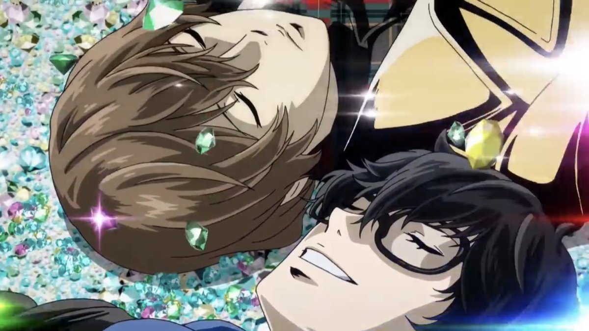 still not over this btw akiren looks so happy next to goro ... silent protag where