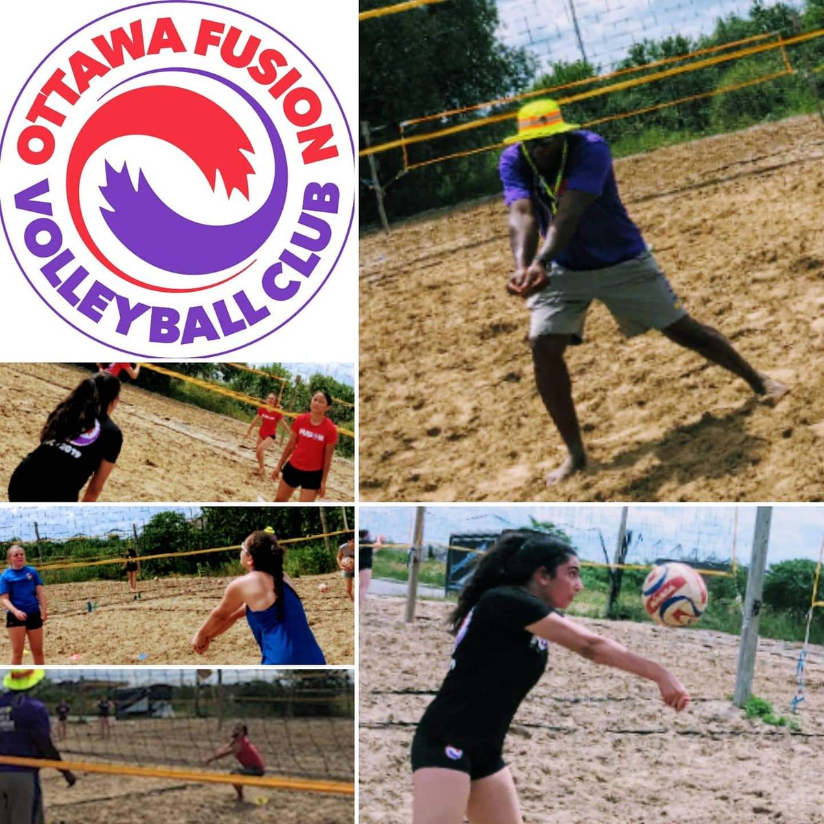 OttawaFusion's tweet photo. The Fusion Elite Summer Training Program hit the sand today as they now add two on court practices each week to their summer training schedule.  
#HighPerformanceTraining 
#AthleteB4Player 
#EarnedNotGiven 
#ova_updates https://t.co/wUieGyLQXJ