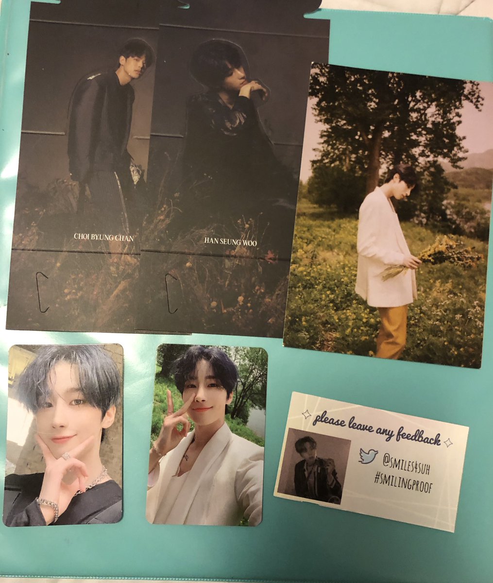 cloversonu's tweet photo. byungchan and seungwoo arrived today! thank you for being so sweet π@SMILES4SUH #Smilingproof https://t.co/EZztJL86Wt