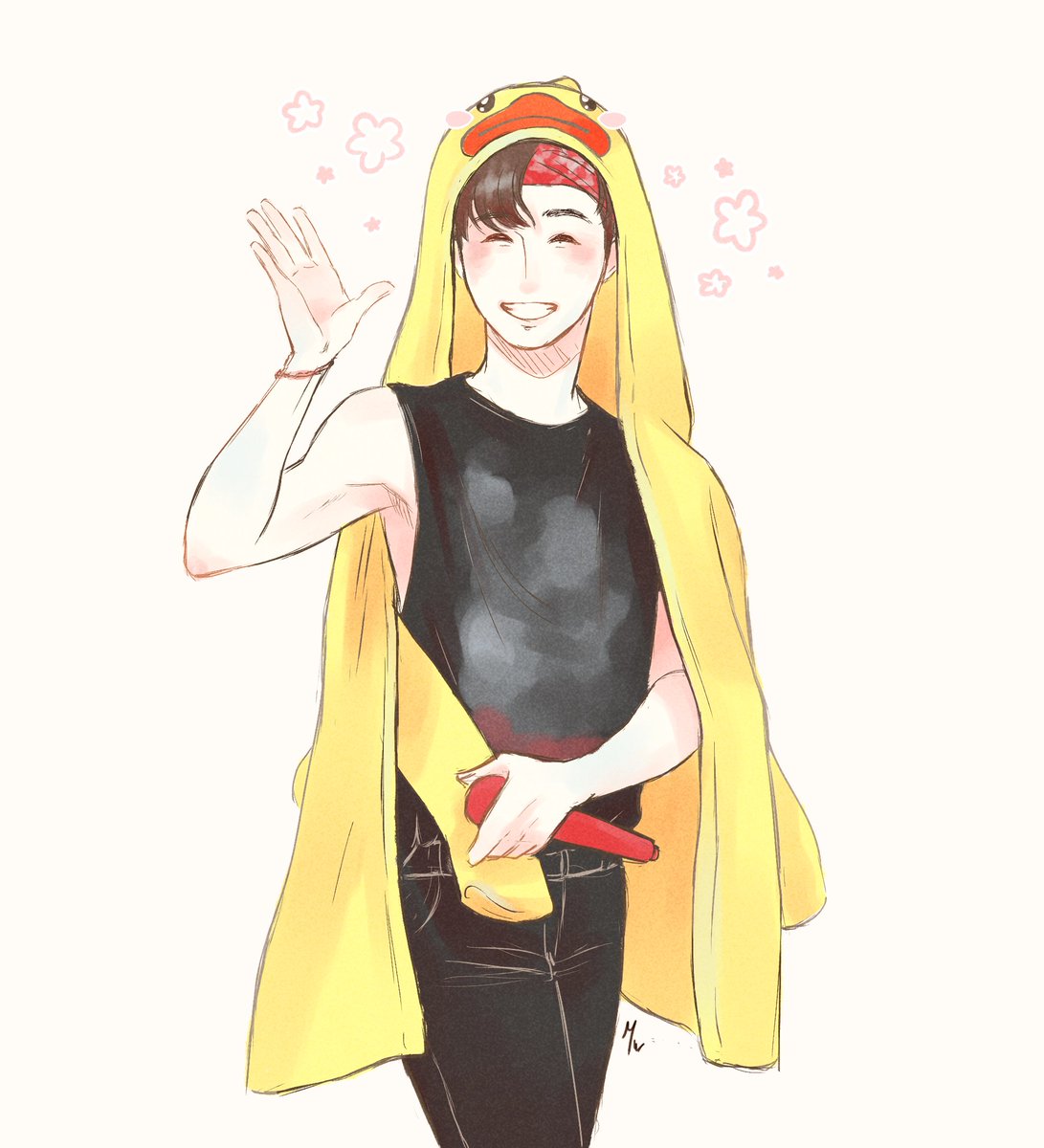 morilattttte's tweet photo. Hace un año dibujé esto para recordar el concierto de Got7 en México y también el día en que Mark usó mi bata de patito 🥺💚💚💚
#got7inmexico #got7 #got7fanart @GOT7Official https://t.co/Mhyg0psXB3