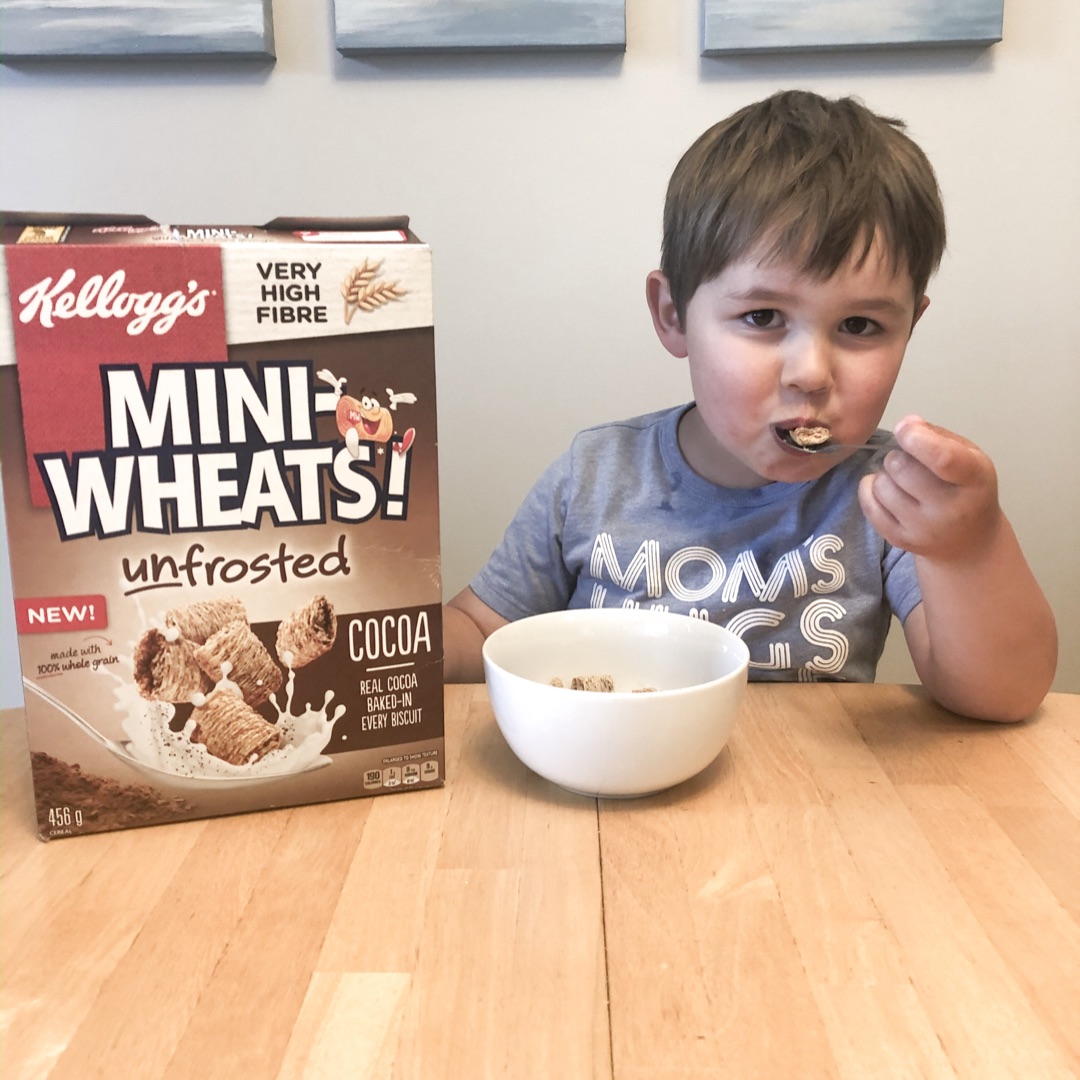 kkgelderman's tweet photo. A happy toddler makes for a happy life! #MiniWheatsUnfrostedCocoa #BigFoodForBigDays #gifted #giftedproduct @miniwheats_ca @Influensterca https://t.co/MonSSJqtSW
