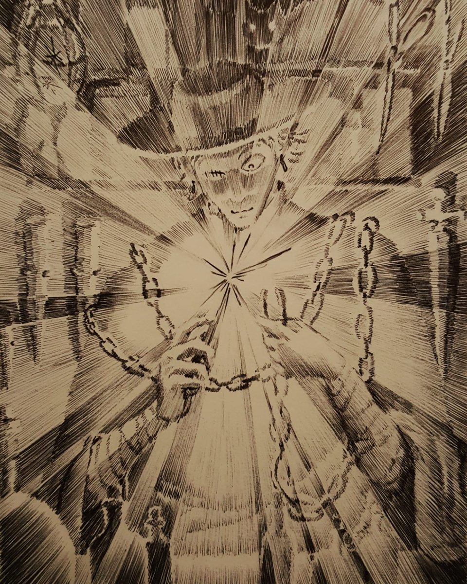 MarisasHorror's tweet image. #OriginalContentArtist I make some original content! Mostly just here drawing the spookiest things I can think of with the occasional OC thrown in there. All ballpoint pen or digital.