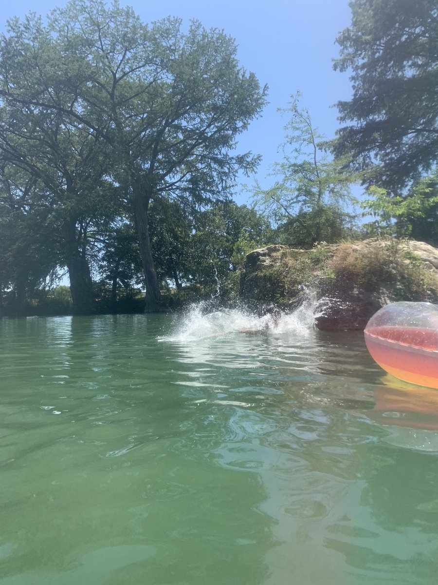 Krista_Lee85's tweet photo. Had a good time at the river with my niece and nephews today! Perfect way to beat this crazy heat! #BanderaTX #HotAF #100PlusDegrees #TexasHeat #RiverRats https://t.co/LJMkBwqT4H