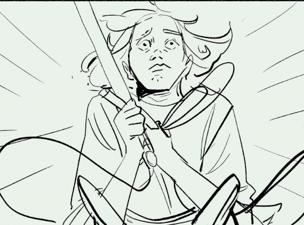 it was easy to draw this because it was also my expression all of this monday