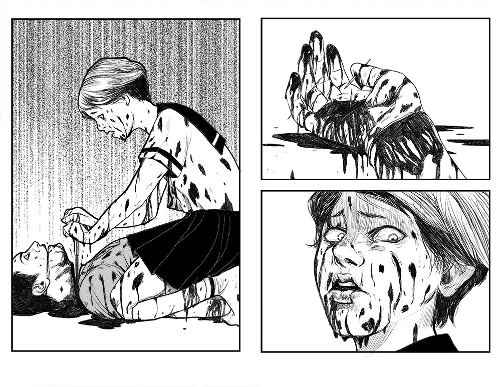 very proud of the things i made up for my #HorrorMangaZine
#OriginalContentArtist
