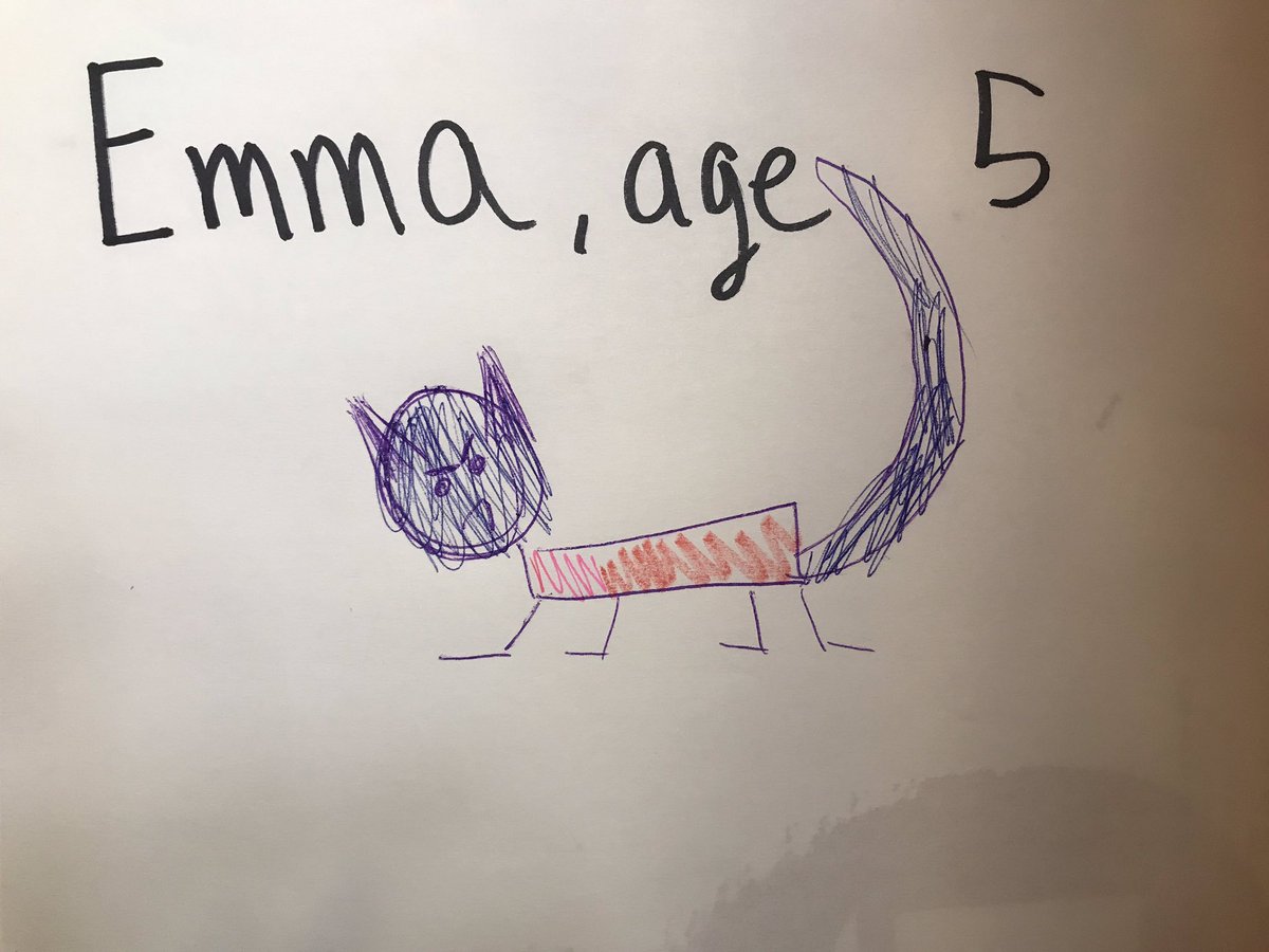 _teen_scientist's tweet photo. all four of my babies drew #TheIckabog yesterday before bed and it would make their day if you retweeted @jk_rowling  ❤️❤️❤️ thank you for this fun new story we are LOVING IT!! -Ang 💖 https://t.co/gvBrk9X7J3