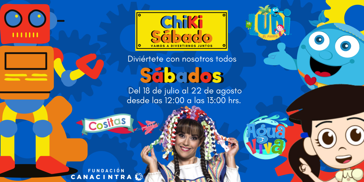 F_CANACINTRA's tweet photo. ¡Queremos que los niños se diviertan este verano!
Hemos preparado un programa especial para disfrutar de grandes aventuras con Agua Viva, Ludi el pirata y Cositas
¡Te esperamos todos los sábados a las 12:00 p.m.!

#Verano #Niños #DiversiónenCasa https://t.co/zjapPxtNCG