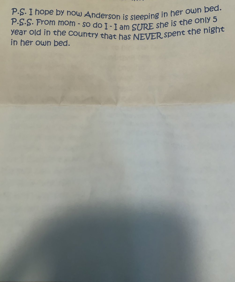 AndersonBlairS's tweet photo. Just found this note from a family timecapsule in 2000 where my mom and dad absolutely roast 4 year old me 👌🏻 https://t.co/729YWvd6KM