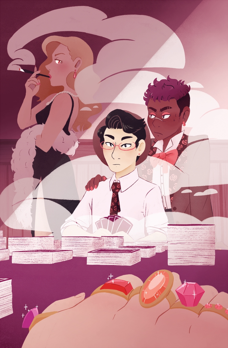 pocketspa's tweet photo. I got my copy of @tppodcastzine finally so here’s the piece I got to do fo it! I got “The Train from Nowhere” featuring our favourite fake couple.
#thepenumbrapodcast https://t.co/FLf3lkJdsI