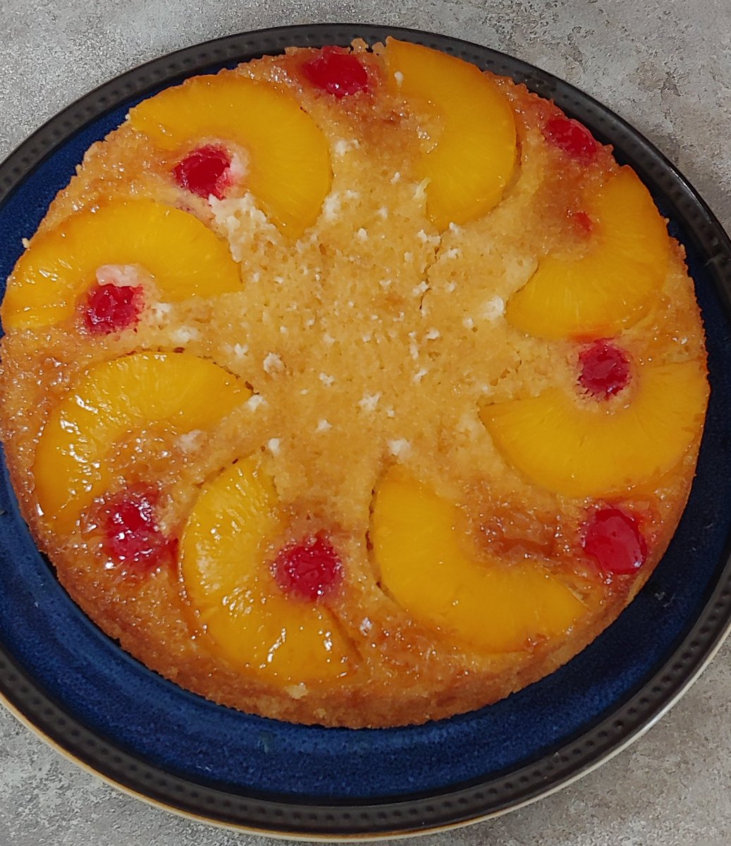 This was a bright spot in my day. Thank you, <a href="/PamelasProducts/">Pamela's Products</a> ... GF vanilla cake mix transformed into pineapple upside down cake for a birthday.
