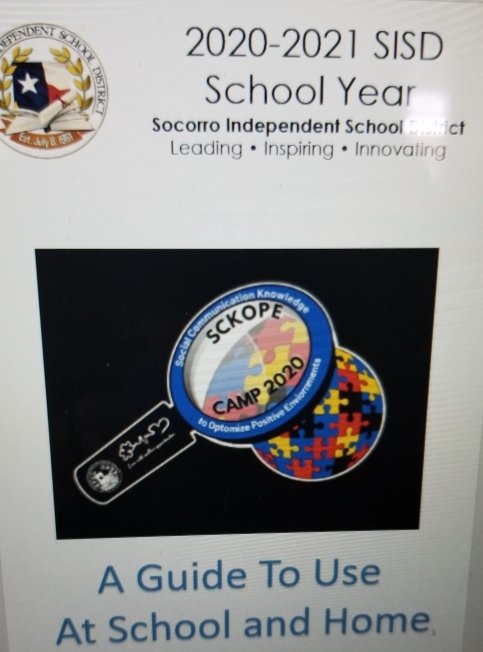 DFloresFISD's tweet photo. Nothing can hold us back! Our annual Social skills camp launched today...remotely and students had a blast! Sckope Camp all week long....Social Communication Knowledge to Optimize Positive Environments #WeSupportSISD #TeamSISD #SckopeCamp https://t.co/zeBiE9hpTZ