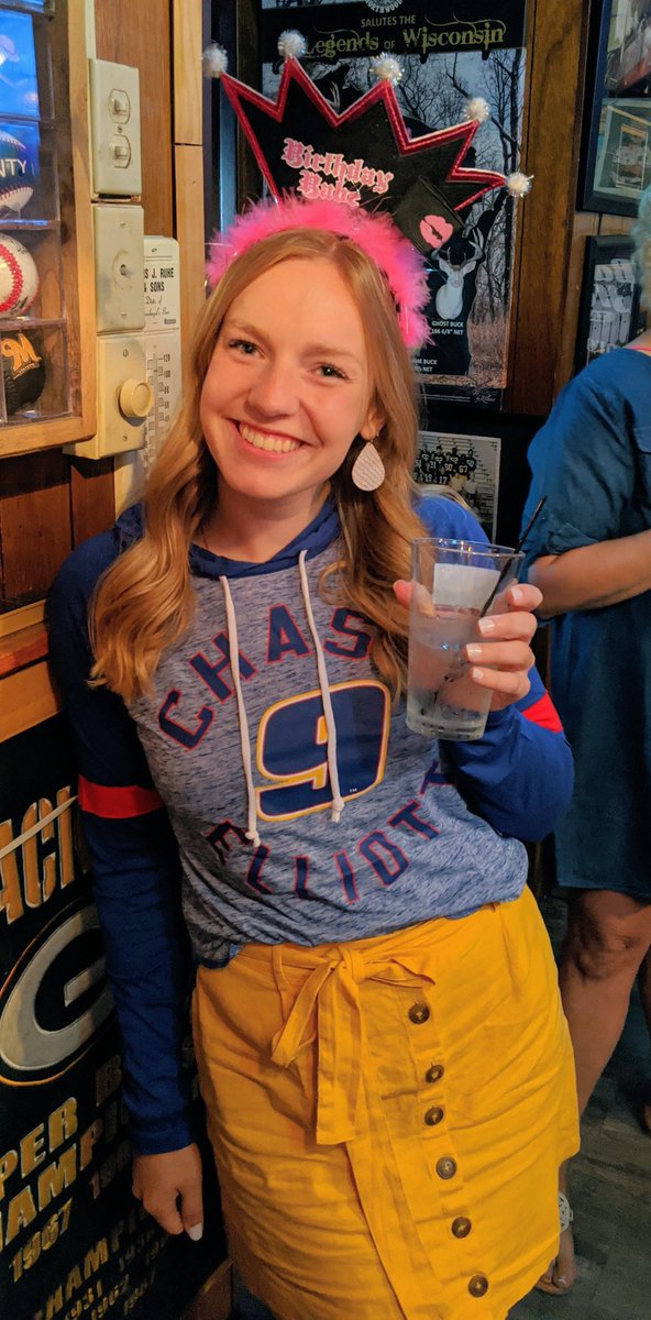 freagonkate's tweet photo. How else do you go out on your 21st birthday?
 Can I get a shout-out @chaseelliott ? 🙂 https://t.co/BCJk87jrq6