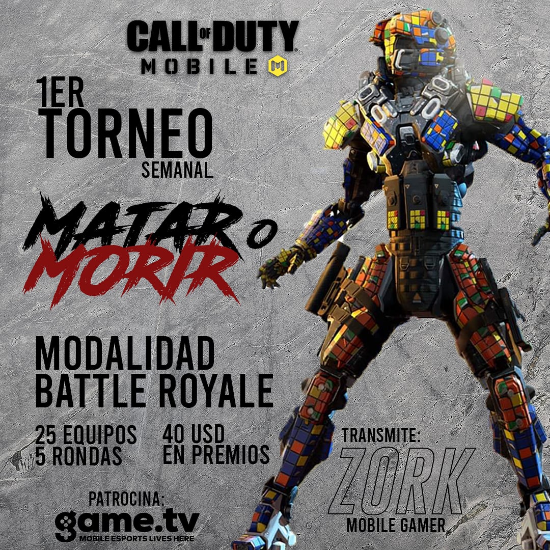 Preparen sus equipos. Llegó el momento de ¡Matar o morir!
Toda la información en: chat.whatsapp.com/KFxgxiYT17xDLC… #CallofDuty  #Callofdutymobile