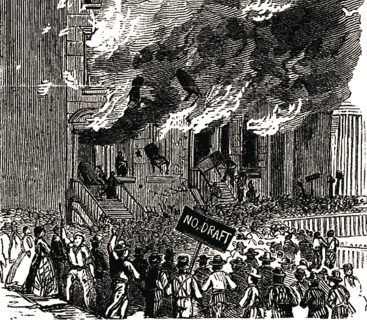 TammiMinoski's tweet photo. #OTD 1863: NYC #draftriots (#classism/#racism) against the #CivilWar began when military officers had a quota to fill of 1,500 men who didn’t want to go to war and the rich could escape by paying $300.
https://t.co/qH9MSOVim6
#LaborHistory #USHistory https://t.co/mzu1MkAtVa