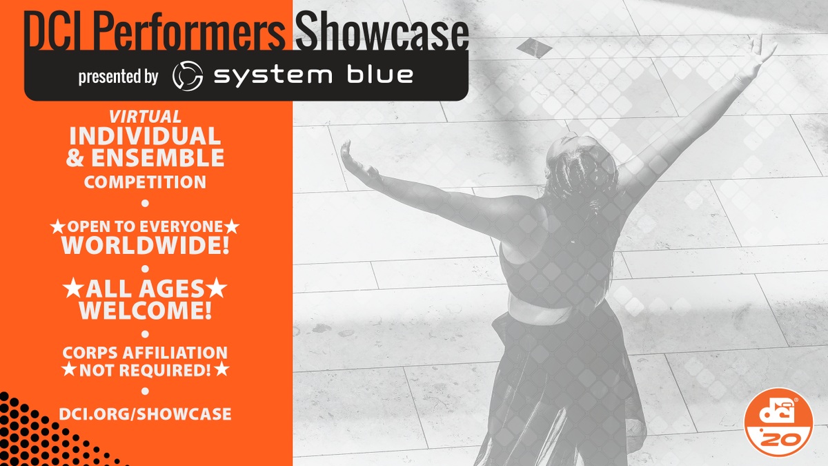 DCI's tweet image. Less than 2 weeks left to get your I&amp;amp;E entry in for the DCI Performers Showcase!

dci.fan/Showcase

#MarchOn | @SystemBlue1